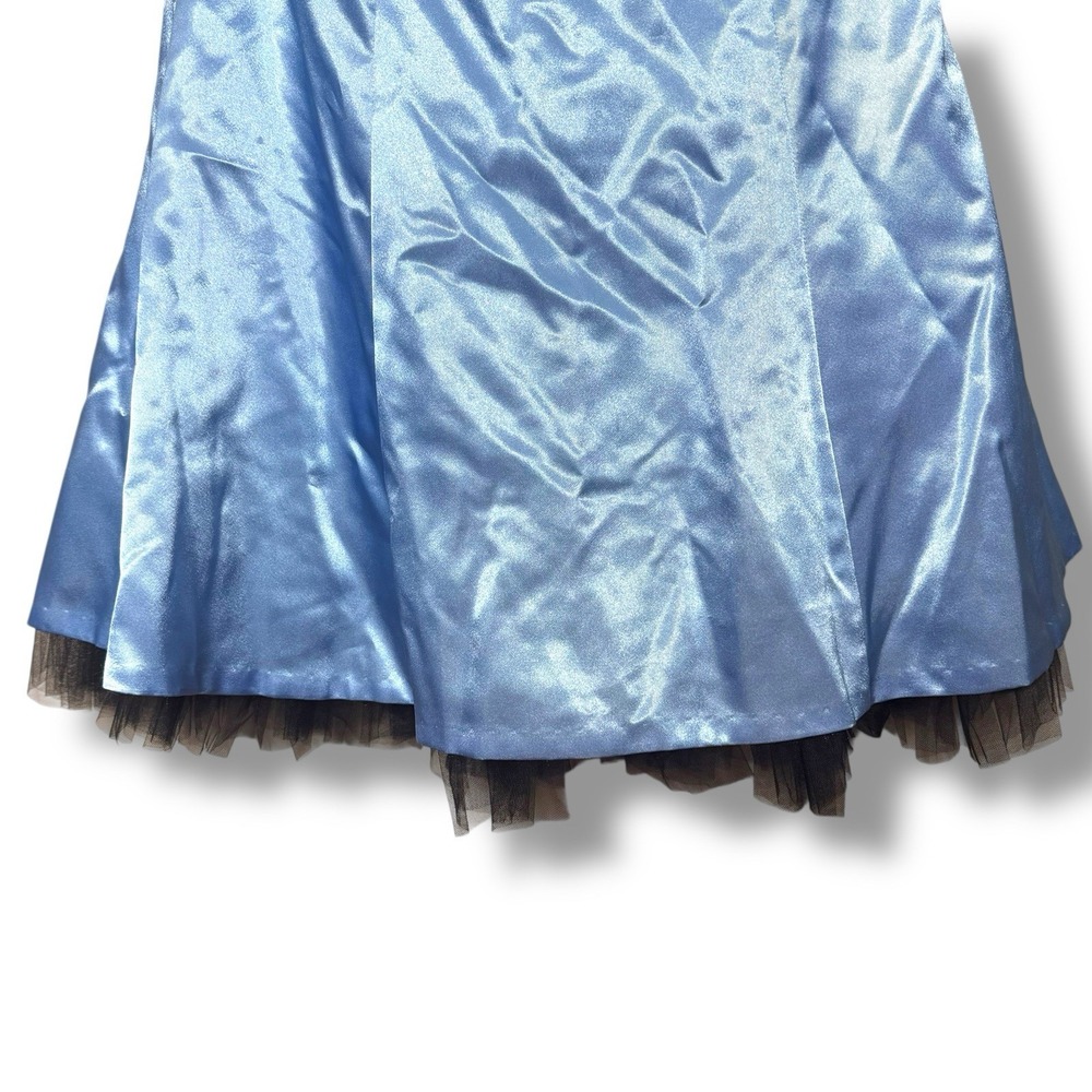 Jessica McClintock Gunne Sax Prom Dress Strapless Gown Babydoll Corset Y2k Sz 9 - Picture 8 of 12
